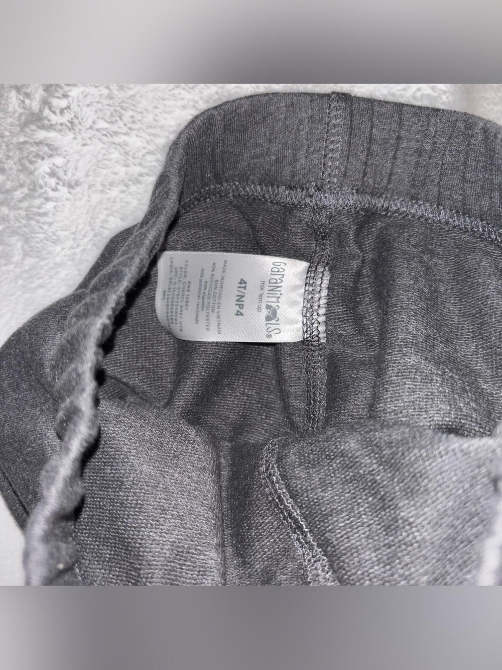 Garanimals 3-Pack Joggers - Red, Gray & Black - Picture 5 of 6